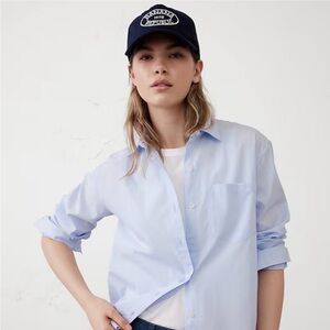 Banana Republic Factory Sky Blue Classic Poplin Shirt